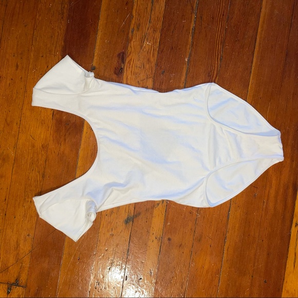 Danskin American Apparel Bodysuit Low Back Leotard - Picture 3 of 5